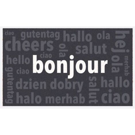 PROLOISIRS Paillasson 75x45 Fibre Naturelle - Hello