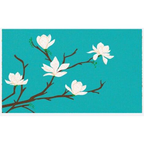 PROLOISIRS Paillasson 75x45 Fibre Naturelle - Magnolia