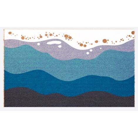 PROLOISIRS Paillasson 75x45 Fibre Naturelle - Plage