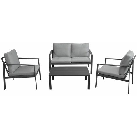 PROLOISIRS Salon De Jardin Marlo - Graphite