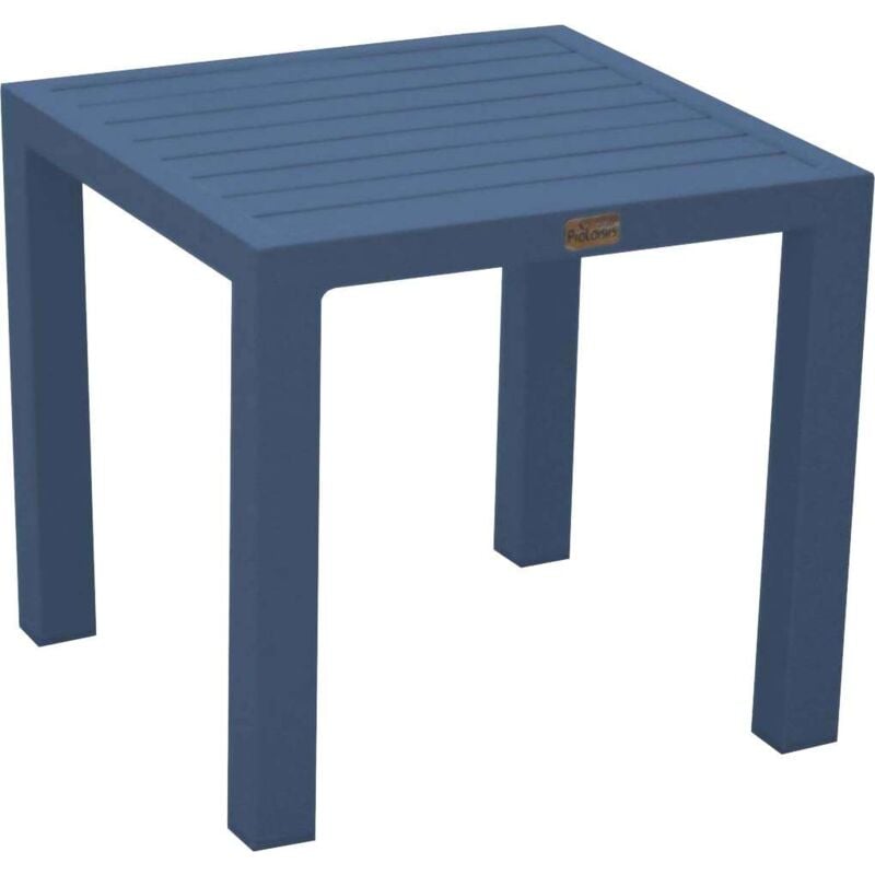 Proloisirs - Table basse de jardin en aluminium Lou - Bleu