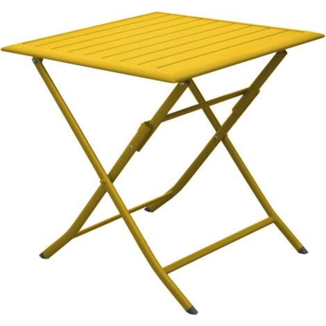 PROLOISIRS Table Lorita 70x70 cm - tournesol