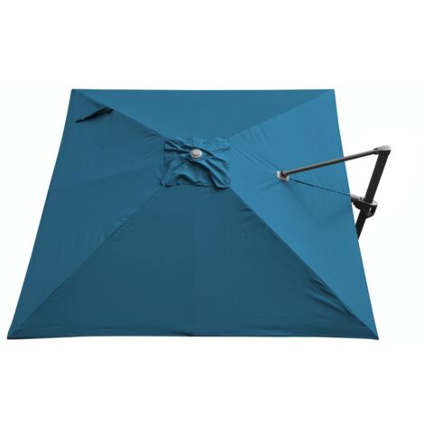 PROLOISIRS Toile Parasol Mat Déporté NH 3x3/8 Polyester 210gr SD - Bleu