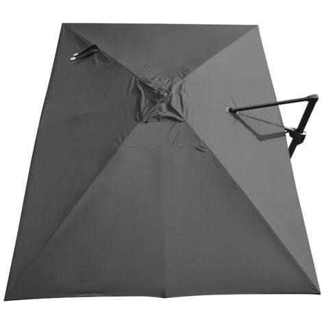 PERAGASHOP PROLOISIRS Toile Parasol Mat Déporté NH 3x4/8 Polyester 210gr SD - Gris