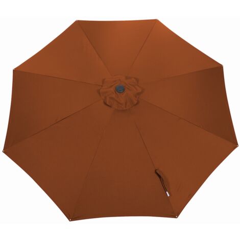 PROLOISIRS Toile Parasol Mat Droit 350/8 Polyester 200gr SD - Sienne