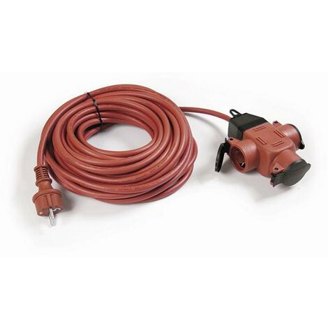 Cable alargador HO5RR-F 3 x1,5mm2- IP44 Dual-Head - 5m