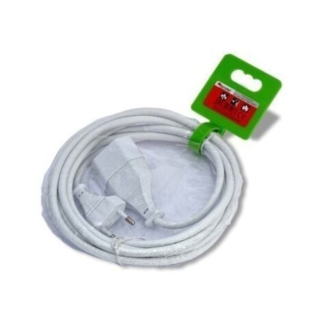 Prolongador 2X1 Blanco 10A Famatel 5 Mt
