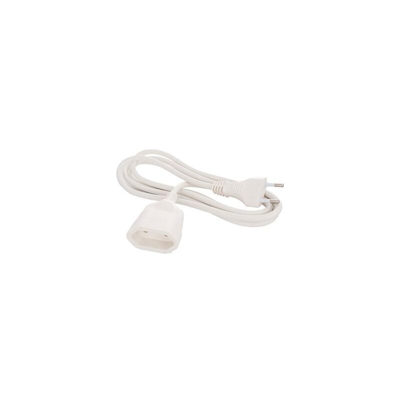 

Prolongador clavija bipolar 10A cable 2x1mm 5m 8675/1 - Solera