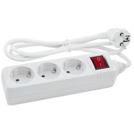 PROLONGADOR SCHUKO 4 TOMAS 31.5 3 M.C/INTERRUPTOR