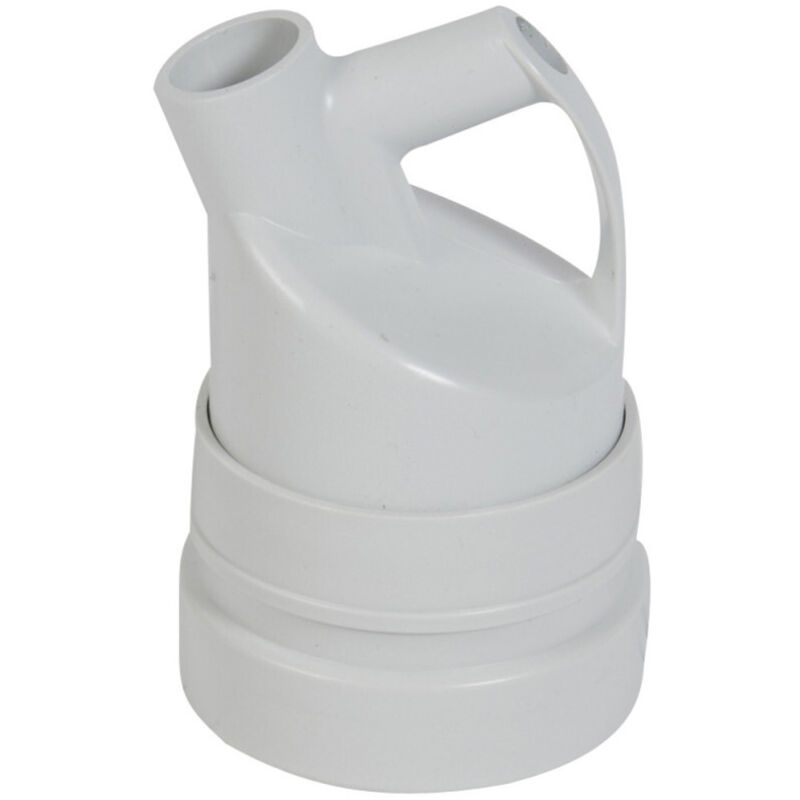 Fiche plastique 3p+t 20 a sortie inclinée femelle gris