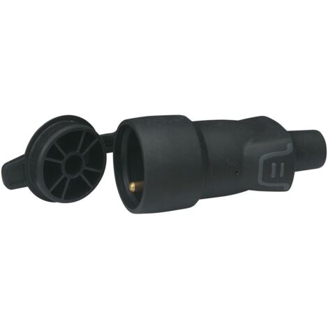 Prolongateur borne à vis 2P+T 16A IK08 IP44 avec bouchon LEGRAND 050447