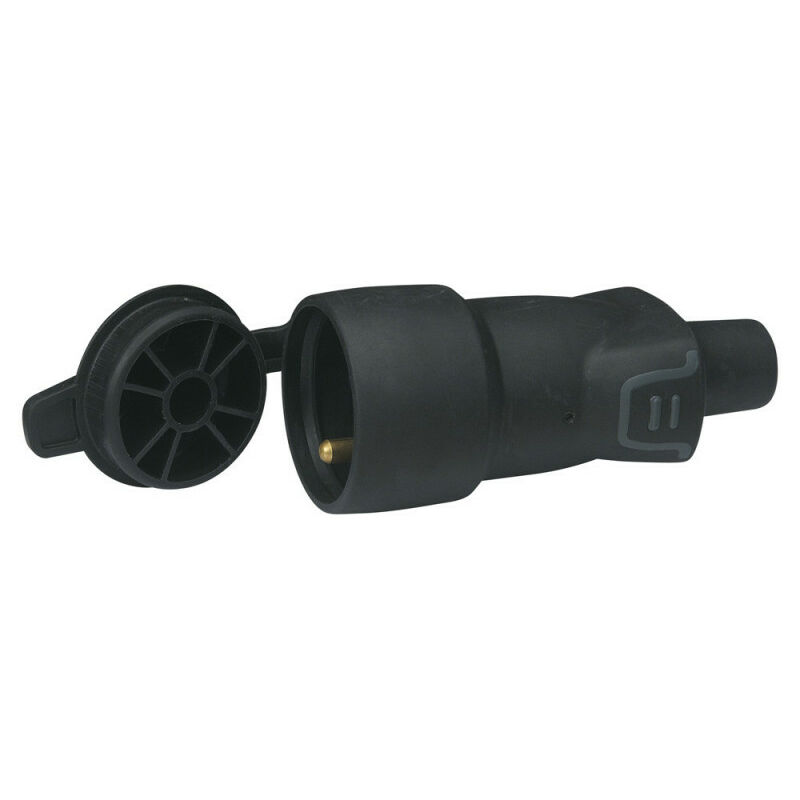 Legrand - Prolongateur borne à vis 2P+T 16A IK08 IP44 avec bouchon (050447)