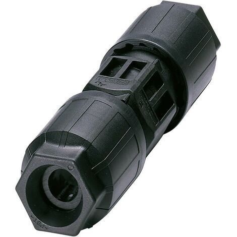 "Prolongateur de câble QUICKON Phoenix Contact QPD C 4PE2,5 2X6-11 BK 1403838 1 pc(s)"