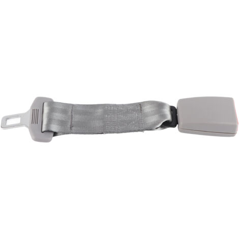 Prolongateur de Ceinture de Sécurité - Extension Grise avec Boucle Universelle