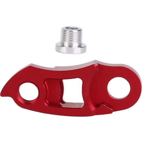 Prolongateur de dérailleur arrière pour vélo, support de cadre extensible rouge pour transmission