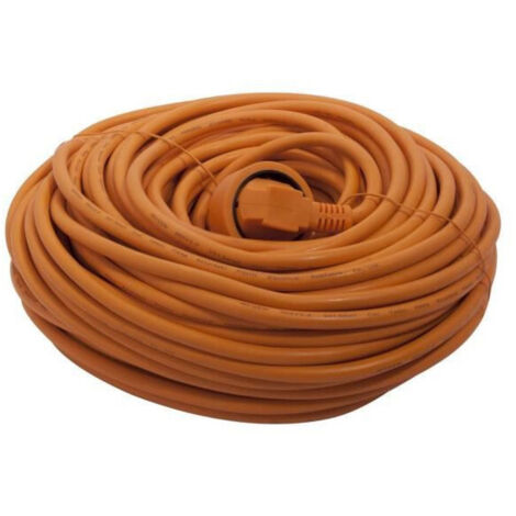 Prolongateur HO5VVF 3x1,5mm²- 40m - orange - Chacon