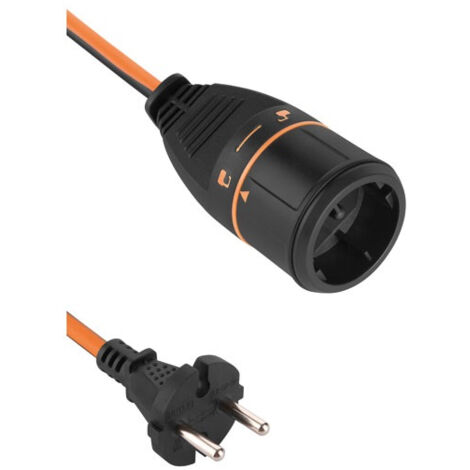 Prolongateur jardin verouillage electralock vvf 2x1.5 20m - ELECTRALINE