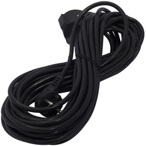 Prolongateur Schuko HO5VVF 5m - Noir - Chacon