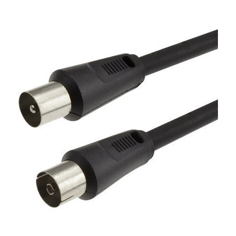 Prolongateur TV 9,52 mm Noir mâle/femelle 75 cm