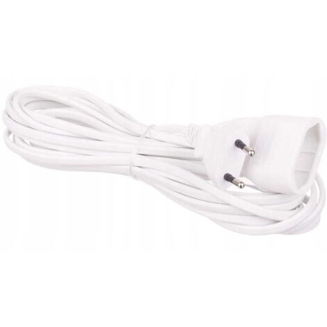Prolunga, 1 presa, 5 m, bianca, IP20, 230 V