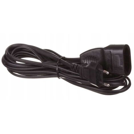 Prolunga, 1 presa, 5 m, nera, IP20, 230 V