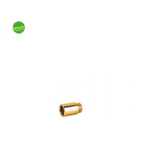 Prolunga 1 x 50 ottone giallo