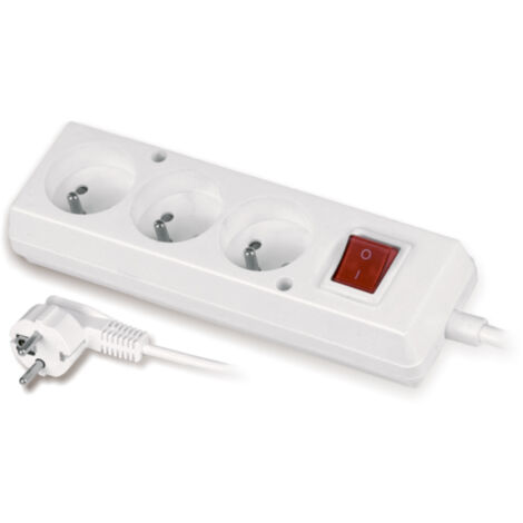 PROLUNGA 3 PRESE 3 METRI CON INTERRUTTORE - VT-300-1303W