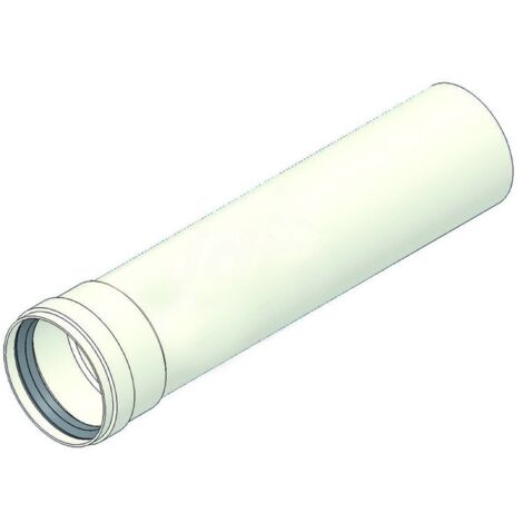 Prolunga alluminio L.1000 d=80 mf con guarnizione 00000051001