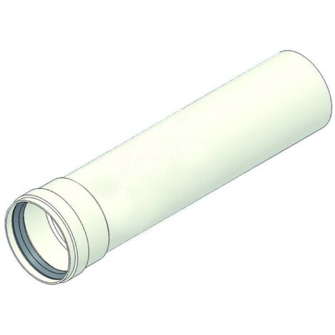 Prolunga alluminio L.500 d=80 mf con guarnizione 00000051002