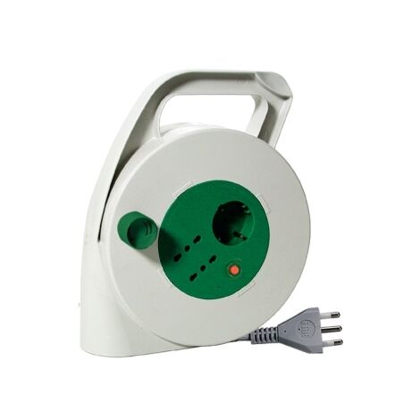 Prolunga avvolgibile Fanton 10 Metri con schuko e 2 prese 01283