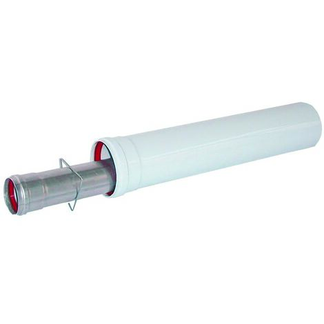 Prolunga coassiale MF Ø60/100 – Lunghezza 500 mm – Alluminio