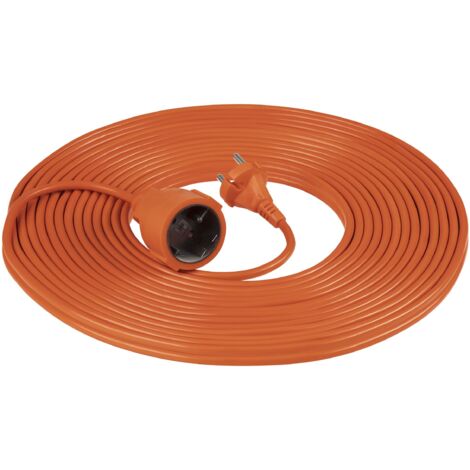 PROLUNGA DA GIARDINO 30M OMY 2X1MM2 IP20 ARANCIONE - ON-GES-3/30M
