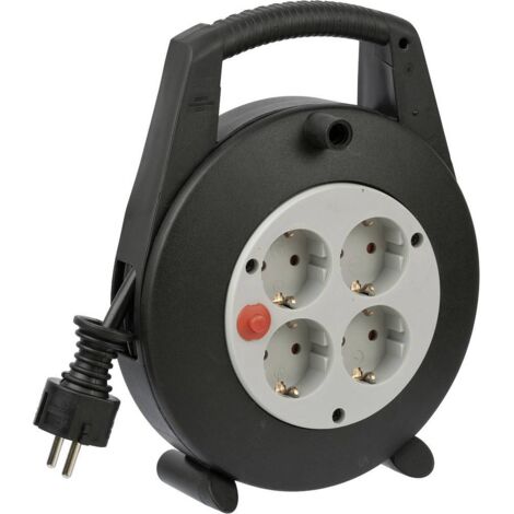 Prolunga elettrica Brennenstuhl Vario Line 4 prese nera
