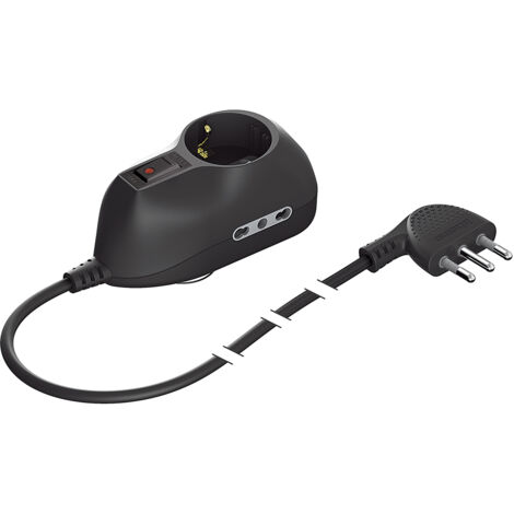 Prolunga Elettrica Domestica 3m 2 Prese Bipasso Bticino 3632GB