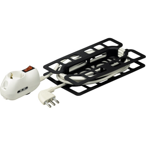 Prolunga Elettrica Domestica 5m 2 Prese Bipasso Bticino 3635DB