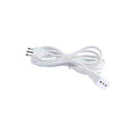 PROLUNGA ELETTRICA LINEARE BIPASSO 3X1 BIANCA  mt.5    SYNTESY