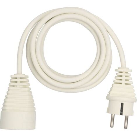 Prolunga elettrica nera - 5m - H05VV-F 3G1,5