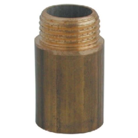 PROLUNGA IN BARRA OTTONE 1/2" x 100 Cromata DH