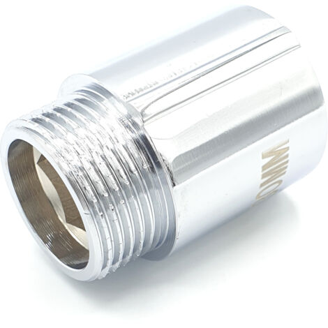 Prolunga in ottone cromato 3/4" 30 mm