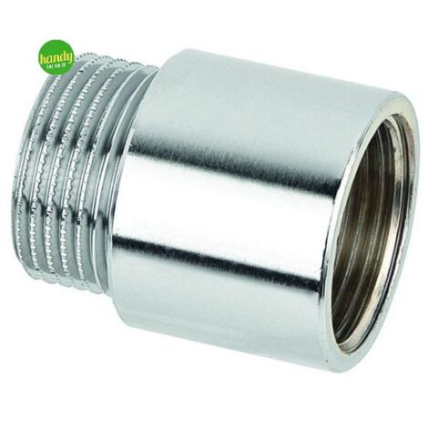 Prolunga in ottone cromato icma femmina 1/2 maschio 1/2 x 3 cm