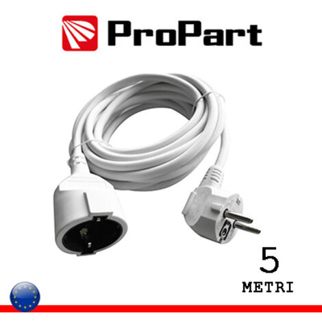 Prolunga lineare Schuko16A 5metri spina Schuko 16A