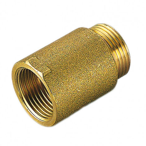 Prolunga maschio-femmina 1/2" 4 cm ottone giallo