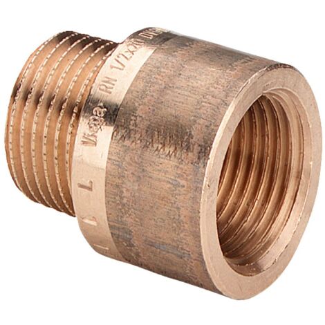 Prolunga MF 1/2"x20 bronzo, filettatura R, filettatura Rp 354978