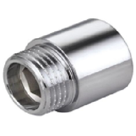 PROLUNGA MF IN OTTONE CROMO IBP 1/2" x 20