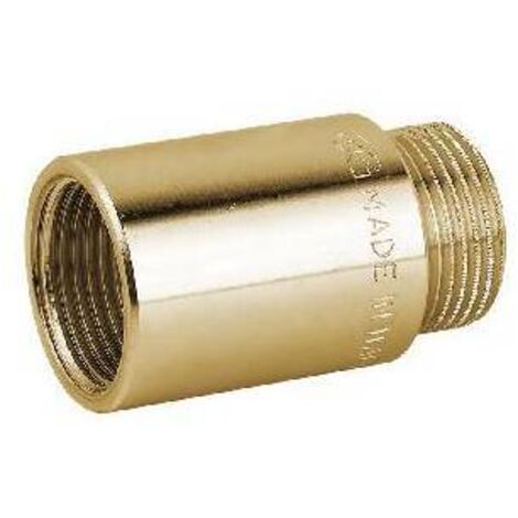 PROLUNGA MF IN OTTONE GIALLO Misura: 3/4" x 50 mm
