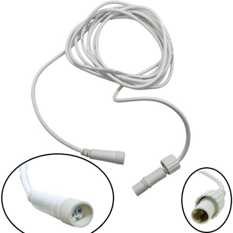 Prolunga PML 5 m, cavo bianco, IP67 per catena stringa luminosa professionale