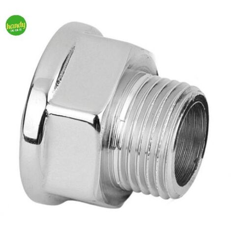 Prolunga ridotta in ottone cromato tiemme femmina 1/2 maschio 3/8