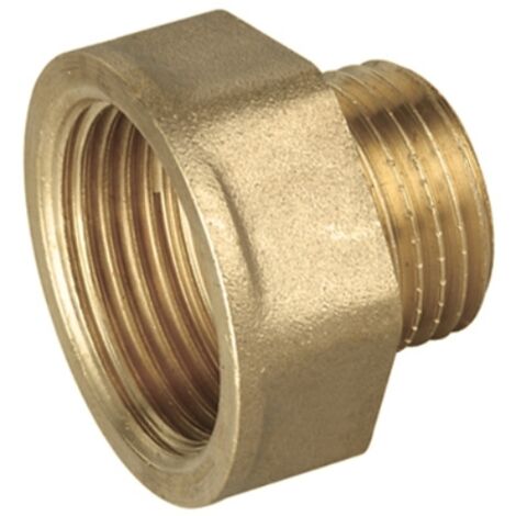 PROLUNGA RIDOTTA IN OTTONE GIALLO MF MF 1/2 x 3/4 TIEMME