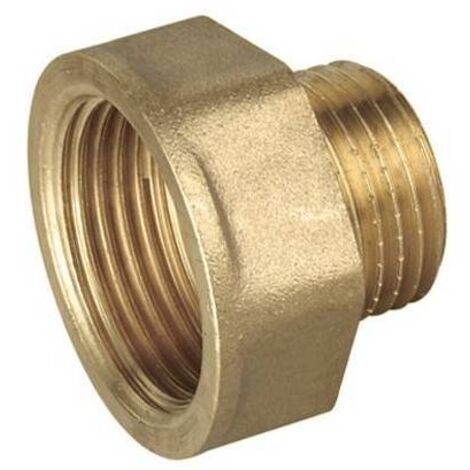 PROLUNGA RIDOTTA IN OTTONE GIALLO MF MF 3/4 x 1 TIEMME