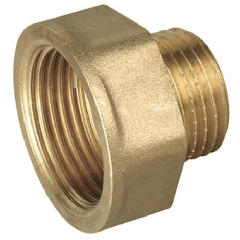PROLUNGA RIDOTTA IN OTTONE GIALLO MF Misura: MF 1/2 x 1"